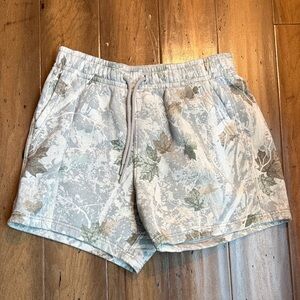 Abercrombie & Fitch Gray Camouflage Athletic Shorts